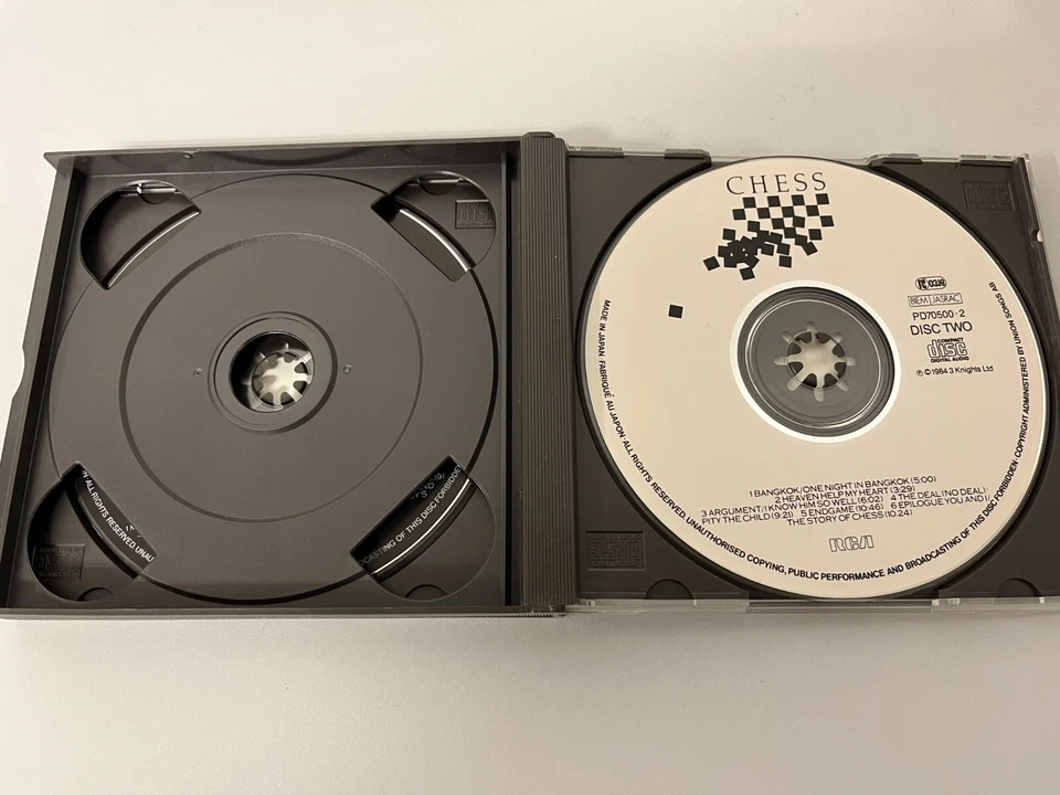 Benny Andersson · Tim Rice · Björn Ulvaeus – Chess -made in Japan- 2 CD Box ´84 - Bild 2 von 4