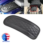 Black Vinyl Rear Fender Bib Solo Seat For Harley Touring Road King Electra Glide