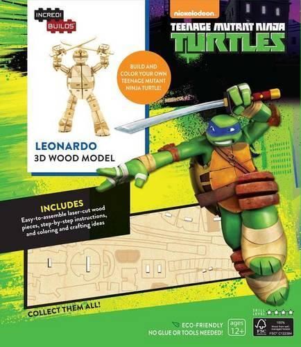 IncrediBuilds: TNMT- Leonardo Like New Book, Insight Editions, P