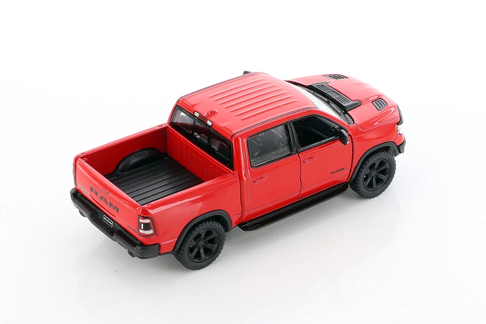 5 英寸压铸:红色 2019 RAM 1500 皮卡车 1/46 比例压铸模型汽车  — 第 4/4 张图片