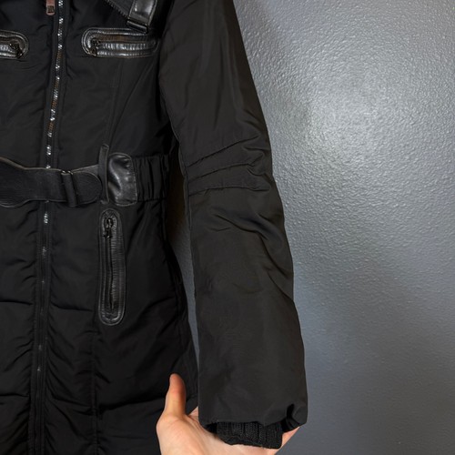 Rudsak S petite women’s MODA DOWN PUFFER COAT FUR black parka jacket 8112111 - Picture 4 of 19