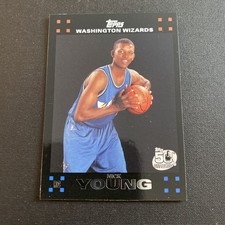 2007-08 Topps 50th Anniversary Rookie Card #126 Nick Young Washington Wizards