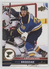 2017-18 Upper Deck Exclusives /100 Kyle Brodziak #161 an7