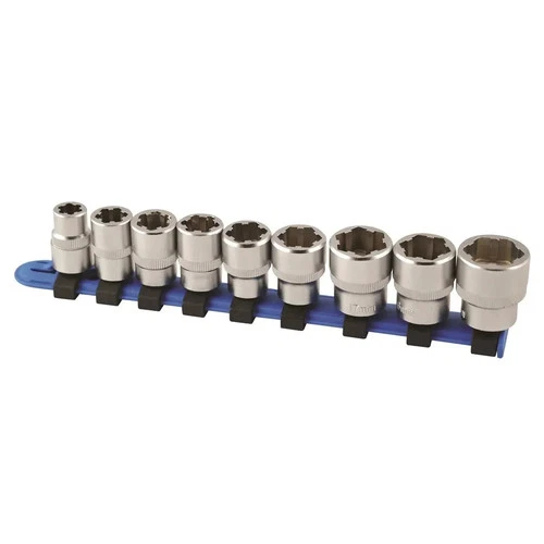 Kincrome K15002 Bolt Extractor Socket Set 9 Piece Metric #67721