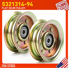 2X Idler Pulley For Craftsman Husqvarna 532173438 532131494 173438 131494 280671