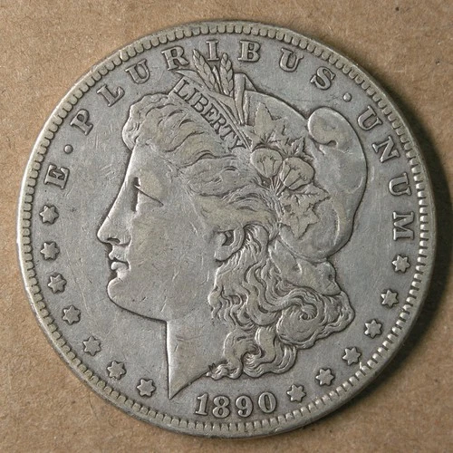 $1 1890-CC Morgan Silver Dollar F-VF Carson City Mint * AvenueCoin