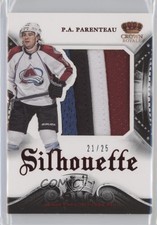 2013-14 Panini Crown Royale Silhouette Prime 21/25 PA Parenteau #S-PAP 2d8