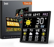 Divoom Pixoo 64 LED Pixel Art Display   Open Box