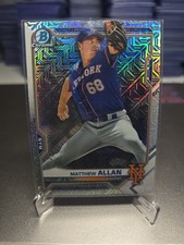 2021 Bowman Chrome - Prospects Matthew Allan #BCP-211 Mojo Refractor (RC)