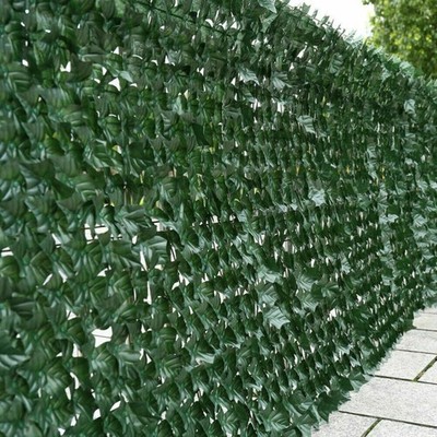 300x100cm Blätter Zaun Grün Sichtschutz Windschutz Zaun Garten Balkon Sonnen DHL