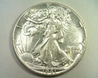 1941 WALKING LIBERTY HALF ABOUT UNCIRCULATED+ AU+ NICE ORIGINAL COIN BOBS COINS