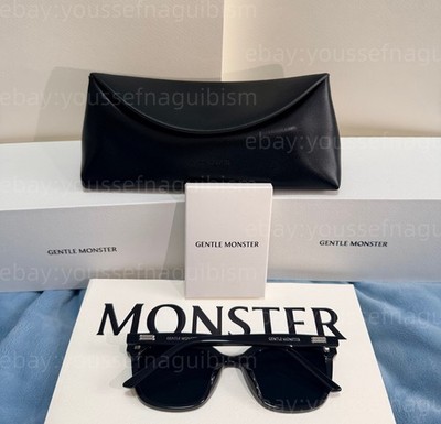 2026 GentleMonster Daze 01 Sunglasses Black Frame Black Lenses | eBay