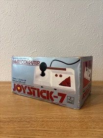 Family Computer JOYSTICK-7 for Famicom by HORI Boxed Tested Japan Rare