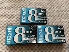 Maxwell 8mm GX-MP High Quality Camcorder Videotape 120 - Lot Of 3  NEW