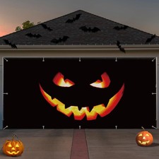 Large Halloween Garage Door Decorations Scary Cover...