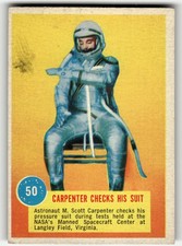 1963 Topps Astronauts (R709-6) #50 Scott Carpenter HIGHER GRADE NO CREASES