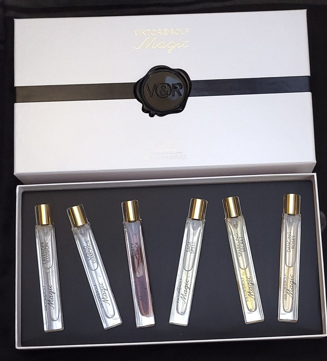 New in Box Viktor & Rolf Magic Perfume Set of 6: Dancing Roses