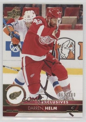 2017-18 Upper Deck Exclusives 63/100 Darren Helm #71 0a1