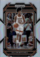 2023 Panini Prizm Draft Picks Dillon Mitchell #35 Silver Texas Longhorns 4A