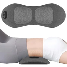 Plug In Electric Smooth Spine Triple Fusion Back Massager With Vibration & Heat