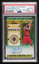 2019-20 Contenders Premium Edition Green Shimmer Prizm Kevin Porter Jr Auto xf2