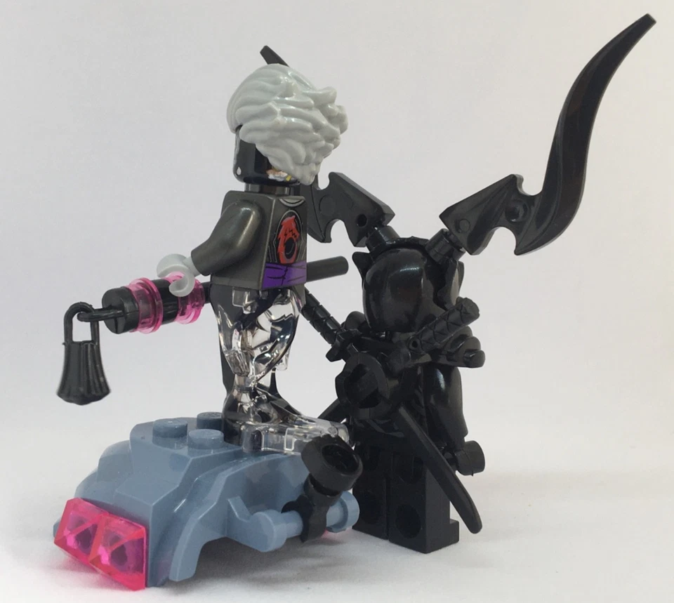 Lego Cinder Evil Ghost Limited Edition Ninjago + Omega Oni Black Mask mini figur - Imagen 4 de 4