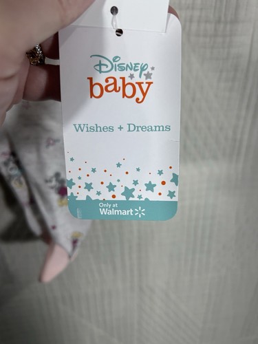 Nuevo para dormir tejido Disney Girls LS a presión hasta 5 libras - Imagen 3 de 6