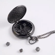 Dungeons and Dragons Dice Set, Cheese Design with Pocket Watch, D6 Dice Colle...