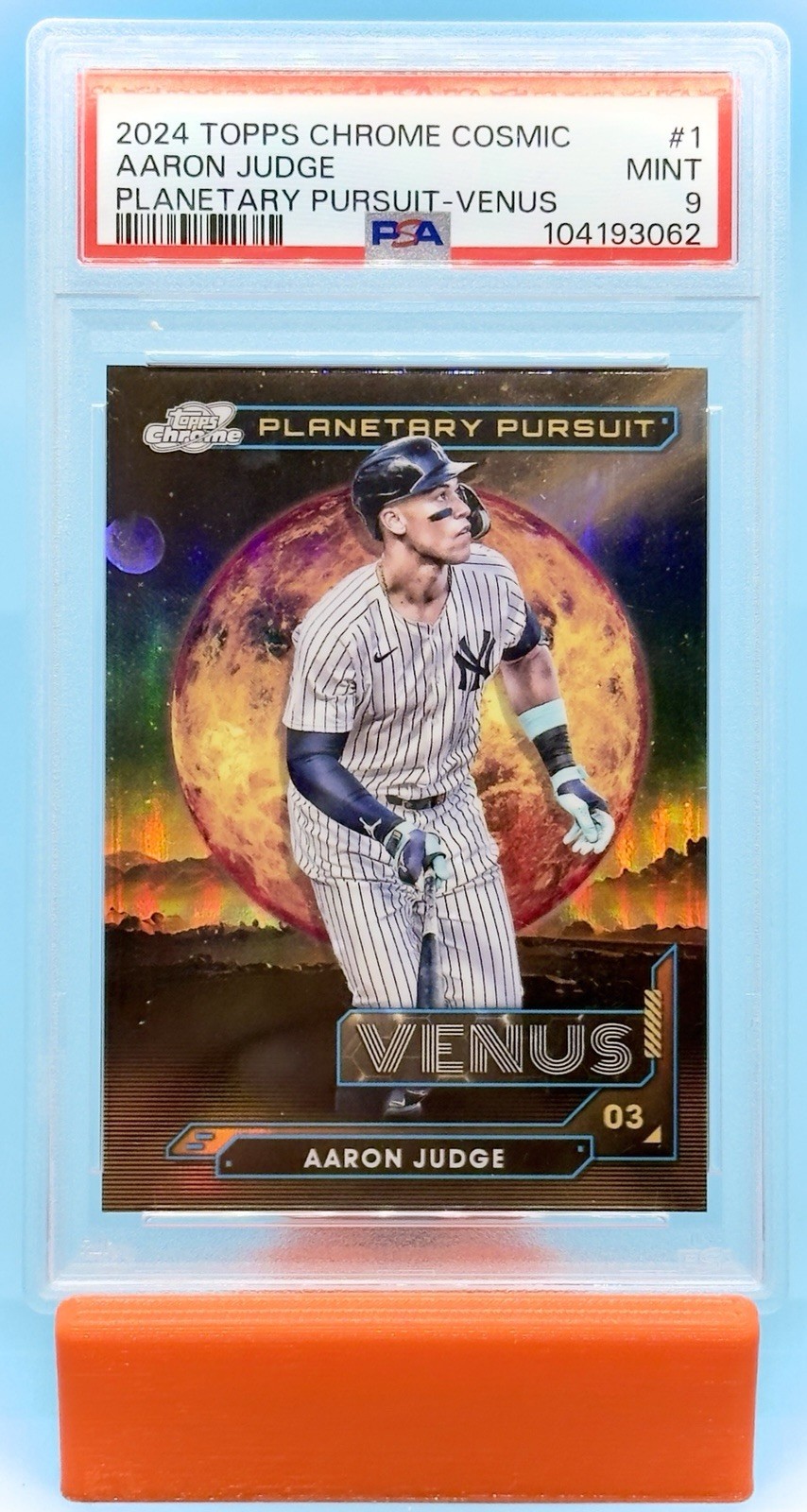 Aaron Judge #PPV-1 Baseball Cards 2024 Topps Cosmic Chrome Planetary Pursuit trading card — raw and PSA graded price guide