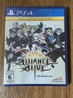 The Alliance Alive HD Remastered (Sony PlayStation 4, 2019)  Sealed! Rare! Mint!