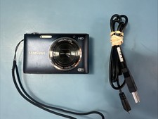 Samsung ST150F HD WiFi Blue Digital Camera 4.5-22.5mm 1:2.5-6.3 Lens. WORKING.