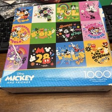 Disney Mickey and Friends 1000 Piece Puzzle 18x24 Box Damaged