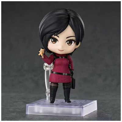 Resident Evil Ada Wong & Leon S. Kennedy Anime Action Figure Set Swappable Faces