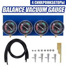 Motorcycle Vacuum Carburetor Synchronizer Carb Sync Gauge 4 Cylinder Tuner Tool Motorcycle Vacuum Carburetor Synchronizer Carb Sync Gauge 4 Cylinder Tuner Tool