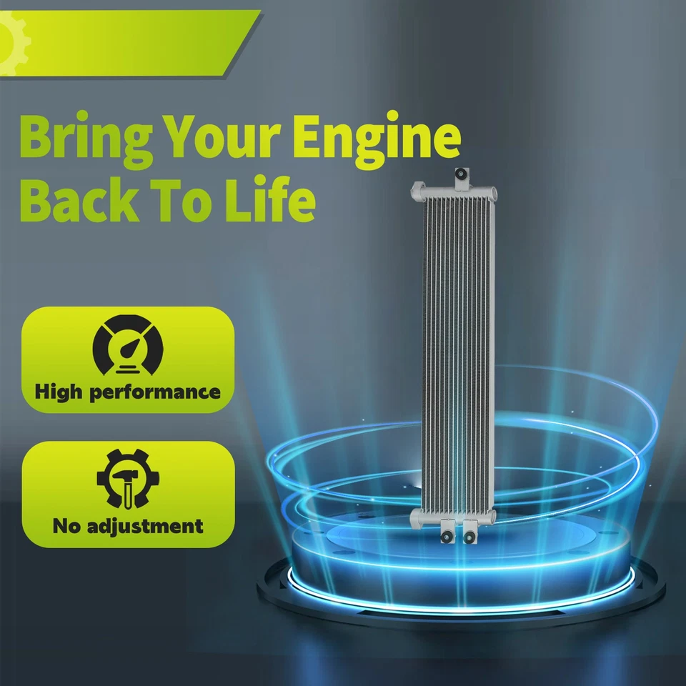 Radiador enfriador de aceite de motor 2284540 apto para BMW M2 M4 M3 2015-2020 17212284540 Foto 4 de 4