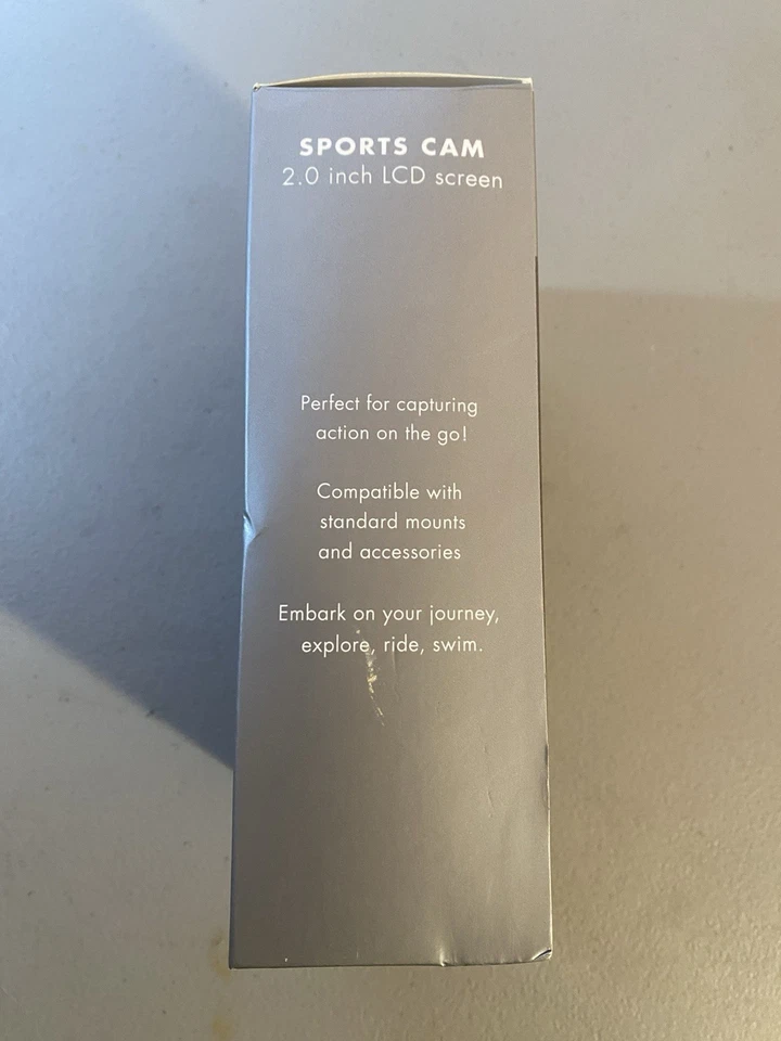 Brand New Azzaro HD Sports 30m Waterproof Camera In Box! Portable Activity - Image 2 of 4