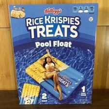 Giant Rice Krispies Treat Pool Float Extra Large Inflatable 2 Sided 68 Inches