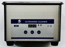 SKYMAN STAINLESS STEEL DIGITAL ULTRASONIC CLEANER W/TIMER ACCESORIES 18 SETTINGS