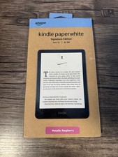 Amazon Kindle Paperwhite Signature Edition Gen 12 32 Gb Rasberry metallizzato SIGILLATO