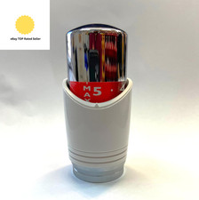 TRV Thermostatic Radiator Valve Sensor Head- Fits Drayton TRV4 Body Chrome/Whit