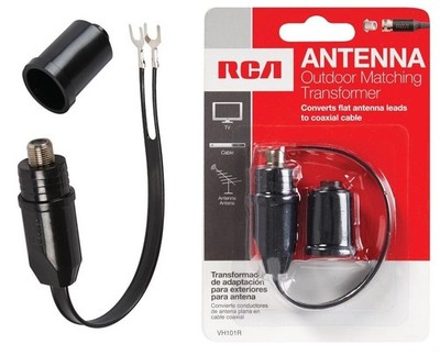 RCA Outdoor Transformer, Antenna Leads to Coaxial Cable