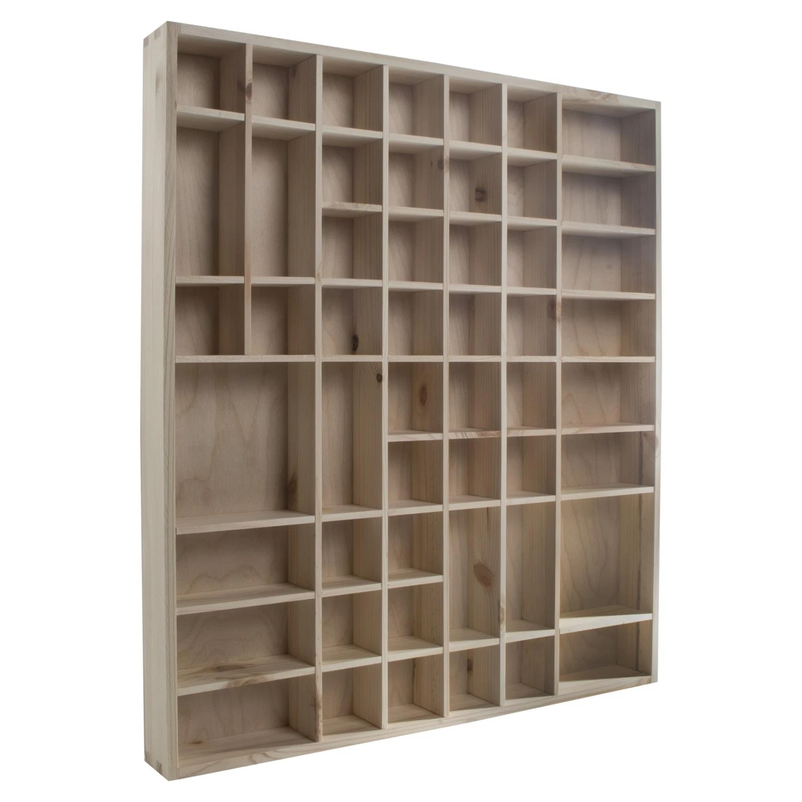 Large Wooden Multicompartment Wall Display Storage Trinket Shelf Paintable Wood
Opens in a new windo