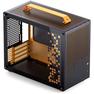 Jonsbo Z20 Orange Black µATX Gehäuse mit Fenster