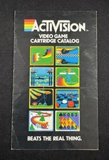 Vintage 1981 Activision Atari Video Game Cartridge Catalog - Made in USA