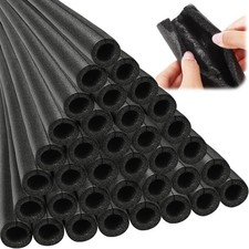 Easy-Install Foam Pipe Insulation - 12 Pack Heat Preservation  Sound Absorption