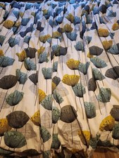 Pair of Sanderson Dandelion Clocks Curtains (each curtain W62 inches D92 inches)