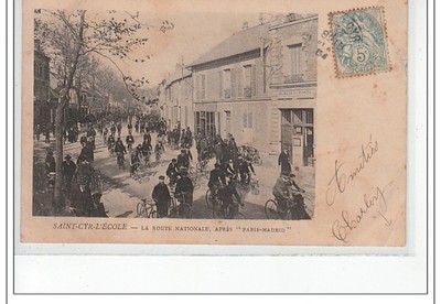 SAINT CYR L'ECOLE - La Route Nationale après ''''''''Paris-Madrid'''''''' - condition