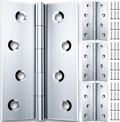 4 Stück Scharniere Klappbar 100 × 75mm,  Scharniere Edelstahl Aussen, Faltbar Si