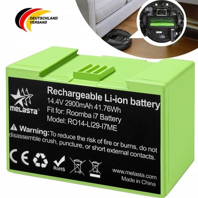 2900mAh Akku Für iRobot Roomba i3 i3+ i4 i4+ i7 i7+ E5 E6 Serie Li-ion Batterie