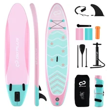 Inflatable Stand up Paddle Board 11’ x 30" x 6" iSUP Board Accessories w/ 3 Fins